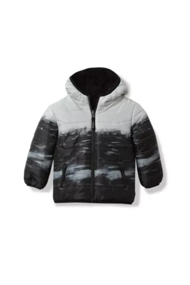 Eddie Bauer Boys' Deer Harbor Reversible Hooded Jacket