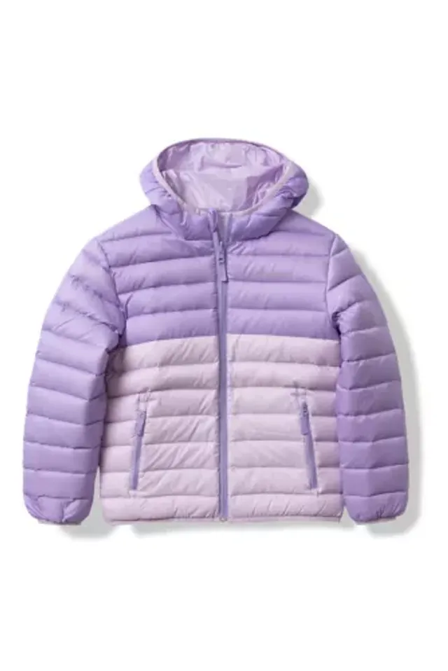 Eddie Bauer Girls' Reversible CirrusLite Down Hooded Jacket - Image 2