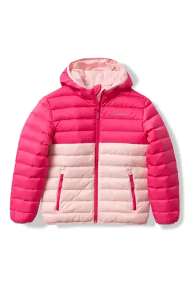 Eddie Bauer Girls' Reversible CirrusLite Down Hooded Jacket