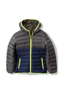Eddie Bauer Boys' CirrusLite Reversible Down Hooded Jacket