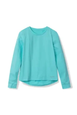 Eddie Bauer Girls' Trail Pleated-Back Long-Sleeve T-Shirt