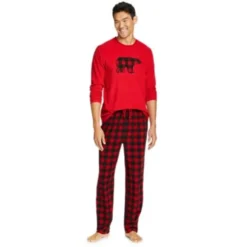 Eddie Bauer Men's Quest Fleece Sleep Set