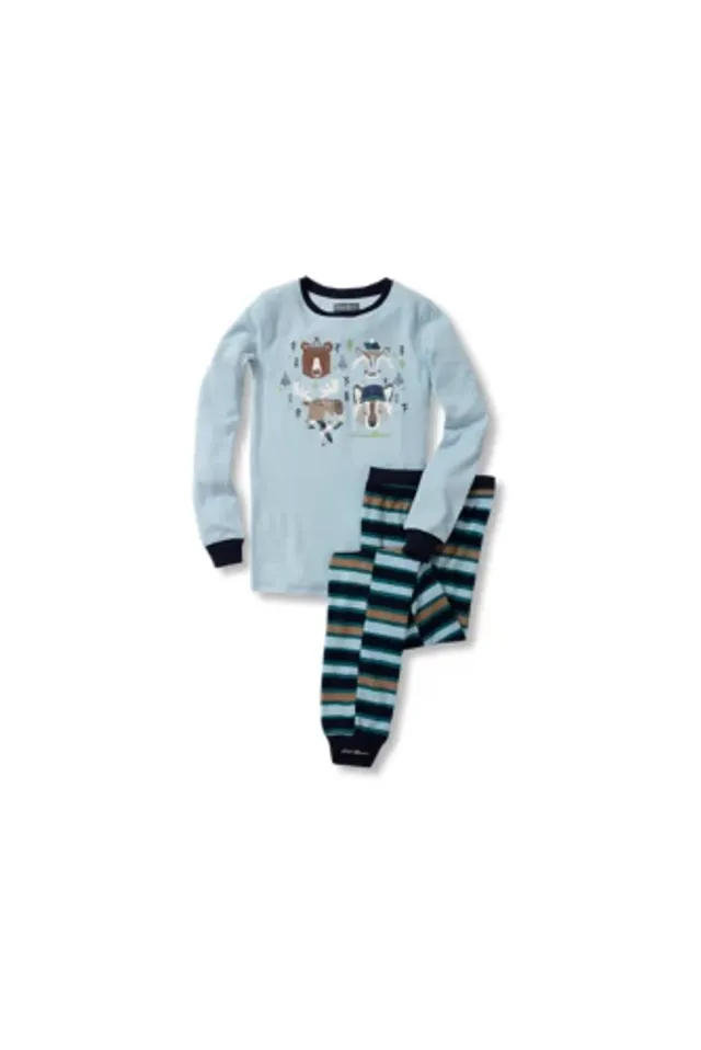 Eddie Bauer Toddler Boys' Waffle Fleece Sleep Set - Image 2