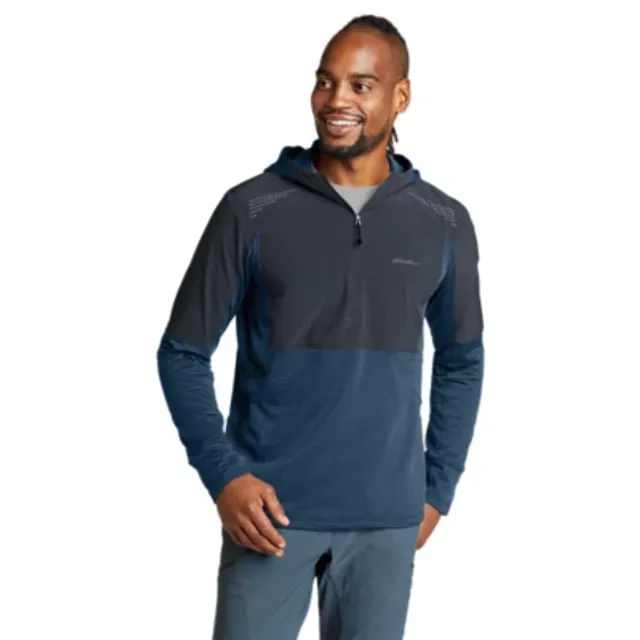Eddie Bauer Men's High Route Grid Air Hybrid Hooded 1/2-Zip - Image 3