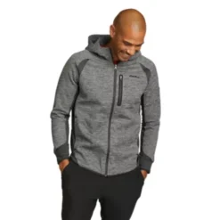 Eddie Bauer Men's Cloud Layer Hybrid Full-Zip Hoodie