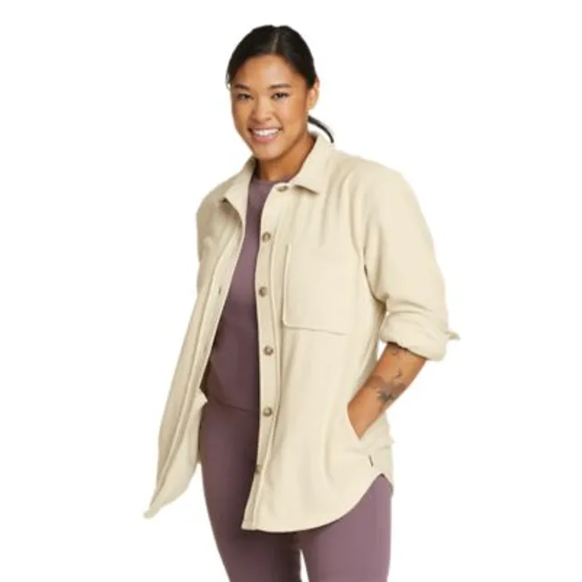 Eddie Bauer Women's Chutes Fleece Shirt Jacket - Image 3