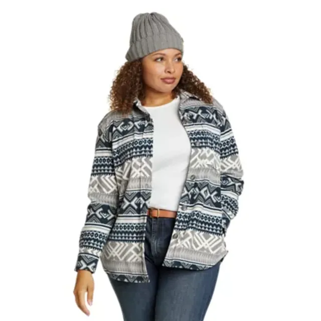 Eddie Bauer Women's Chutes Fleece Shirt Jacket - Image 5