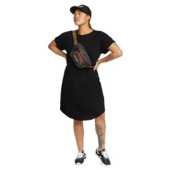 Eddie Bauer Women's Myriad Midi Short-Sleeve Dress