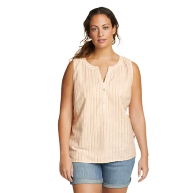 Eddie Bauer Women's EB Hemplify Sleeveless Beach Shirt - Image 3