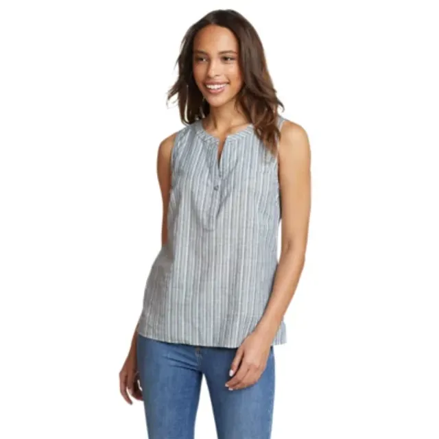 Eddie Bauer Women's EB Hemplify Sleeveless Beach Shirt - Image 2