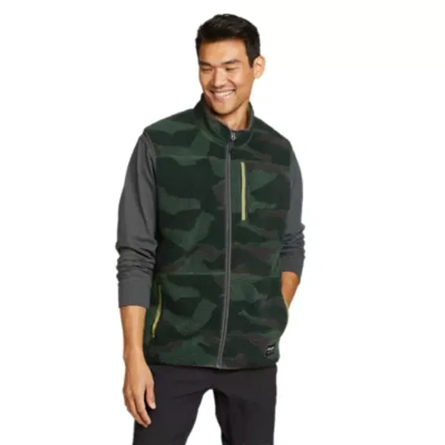Eddie Bauer Men's Chilali Faux Shearling Vest