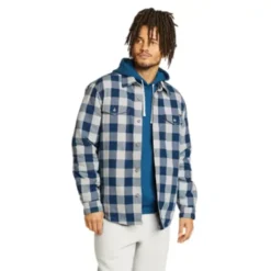 Eddie Bauer Men's Faller Quilted Long-Sleeve Shirt Jacket