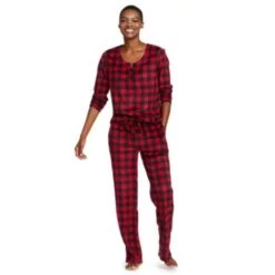 Eddie Bauer Women's Microfleece Sleep Set