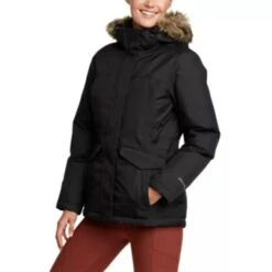Eddie Bauer Women's Silver Lining Down Hooded Jacket