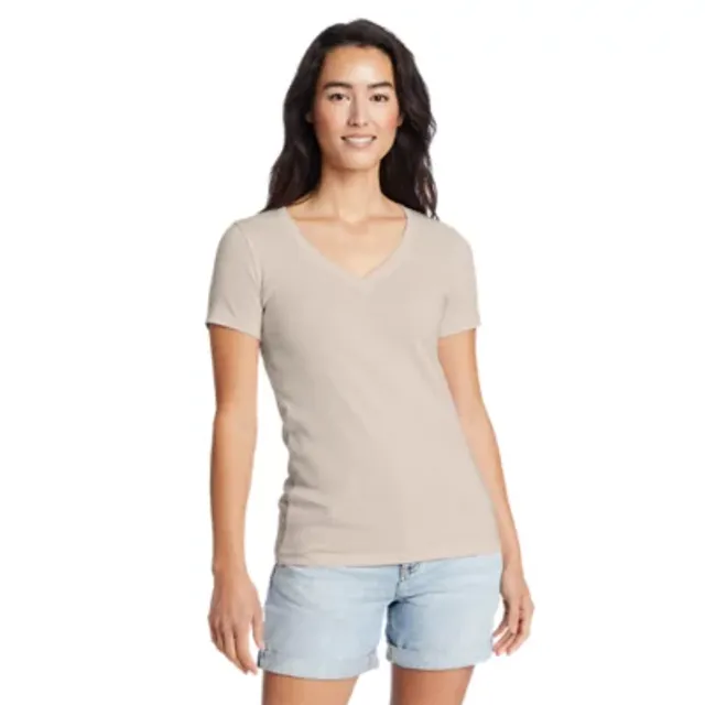 Eddie Bauer Women's Stine's Short-Sleeve V-Neck T-Shirt - Image 10