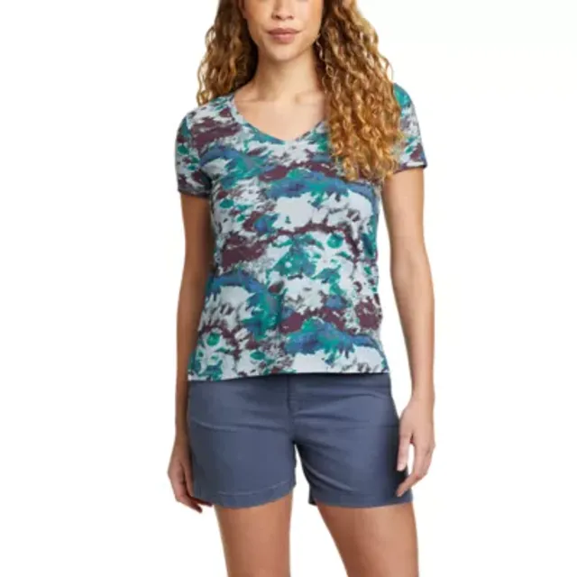 Eddie Bauer Women's Coast And Climb Short-Sleeve V-Neck T-Shirt