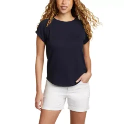 Eddie Bauer Women's Lila Roll-Sleeve T-Shirt