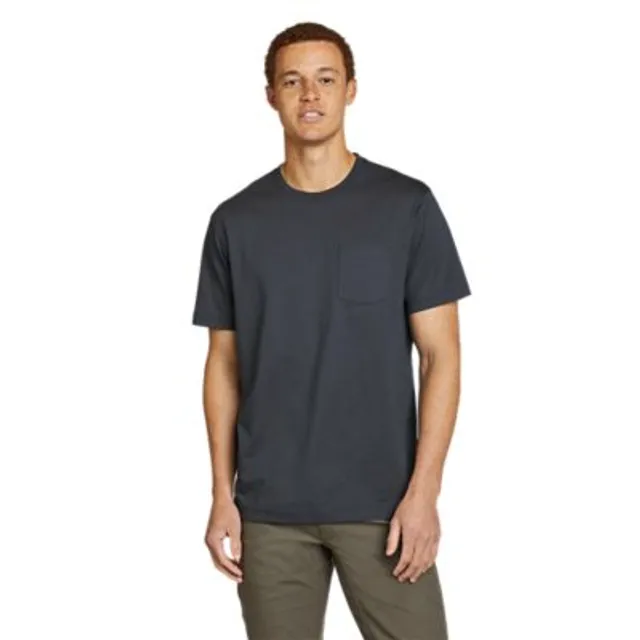 Eddie Bauer Men's Legend Wash Classic Short-Sleeve 100% Cotton Pocket T-Shirt - Image 4