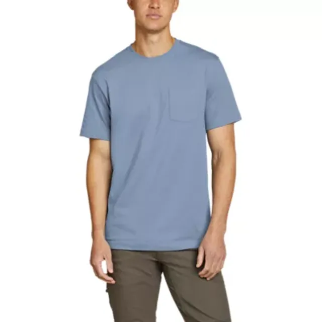 Eddie Bauer Men's Legend Wash Classic Short-Sleeve 100% Cotton Pocket T-Shirt - Image 3