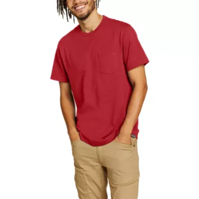 Eddie Bauer Men's Legend Wash Classic Short-Sleeve 100% Cotton Pocket T-Shirt - Image 6